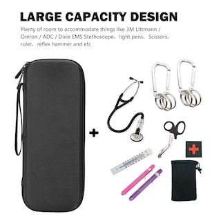 Foto 4 | Foto 4 | Funda De Transporte Para Estetoscopios Procase, Rígida, De Viaje, Color Negro - Venta Internacional.