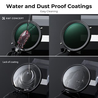 Foto 7 | Foto 7 | Filtro K&f Concept Variable Fader Nd2-nd32 Nd77 Mm + Cpl - Venta Internacional