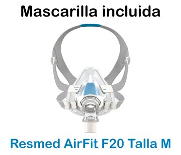 Foto 2 | Foto 2 | Cpap Resmed Auto Con Humidificador Airsense 10 Autoset + Mascarilla Resmed Airfit F20