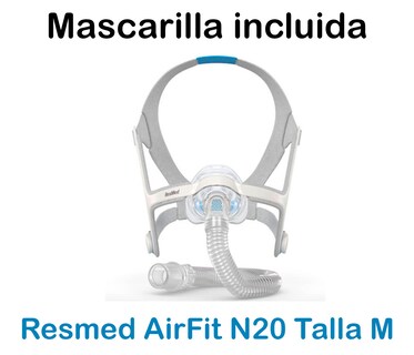 Foto 2 | Foto 2 | CPAP Airmini Auto ResMed - con Kit de Instalación y Mascarilla Resmed N20 Portátil