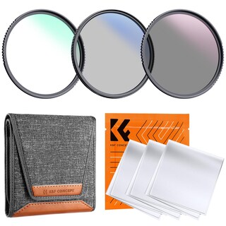 Foto 1 | Foto 1 | Kit De Filtros De Lentes K&f Concept 55 Mm Uv/cpl/nd (3 Piezas) - Venta Internacional.