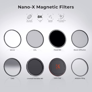 Foto 4 | Foto 4 | Filtro De Lente K&f Concept Magnetic Mc Uv 77mm Nano-x Series - Venta Internacional.