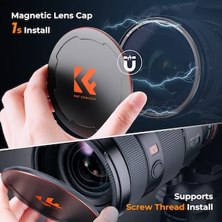 Foto 6 | Foto 6 | Filtro De Lente K&f Concept Magnetic Mc Uv 77mm Nano-x Series - Venta Internacional.