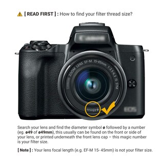 Foto 2 | Foto 2 | Filtro De Densidad Neutra Variable Jjc 49 Mm Nd2-2000 Vnd Para Canon - Venta Internacional.