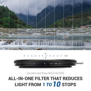 Foto 3 | Foto 3 | Kit De Filtros Jjc True Color 55 Mm Variable Nd2.5-1000 + Nd32 - Venta Internacional.