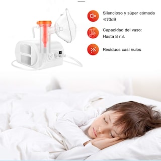 Foto 4 | Foto 4 | Nebulizador Silencioso Eléctrico Sangkee 2 Mascaras
