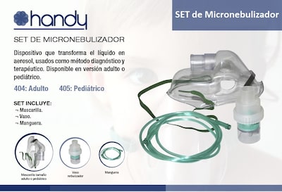 Foto 5 | Foto 5 | Set Micronebulizador Pediátrico Handy Mascarilla + Vaso + Manguera