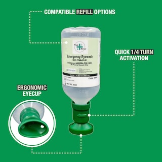 Foto 2 | Foto 2 | Solución Salina Estéril Eyewash Solution Plus Rinse 500 Ml 2 Con Vaso - Venta Internacional.