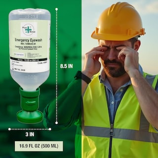 Foto 4 | Foto 4 | Solución Salina Estéril Eyewash Solution Plus Rinse 500 Ml 2 Con Vaso - Venta Internacional.