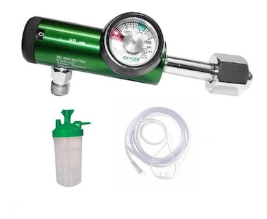 Foto 1 | Foto 1 | Regulador Para Oxigeno Con Canula 2 M Y Vaso Humificador