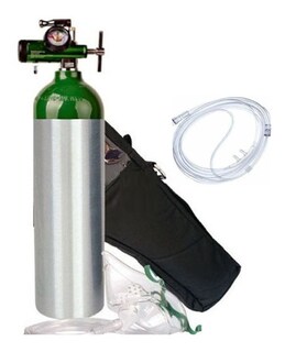 Foto 1 | Foto 1 | Tanque De Oxígeno 425 Litros Portátil Con Mochila Vacío