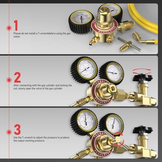 Foto 4 | Foto 4 | Regulador De Nitrógeno Yeswelder 0-600 Psi Con Manguera 0-4000 Psi - Venta Internacional.