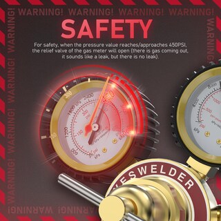 Foto 5 | Foto 5 | Regulador De Nitrógeno Yeswelder 0-600 Psi Con Manguera 0-4000 Psi - Venta Internacional.