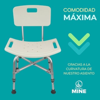 Foto 7 | Foto 7 | Silla De Baño Bariátrica Para Sobrepeso Reforzada| 180kg Capacidad