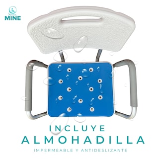 Foto 5 | Foto 5 | Silla Para Baño Adulto Mayor Con Almohadilla | Brazos Y Respaldo Desmontables