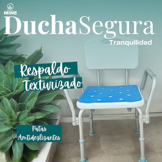 Foto 8 | Foto 8 | Silla Para Baño Adulto Mayor Con Almohadilla | Brazos Y Respaldo Desmontables