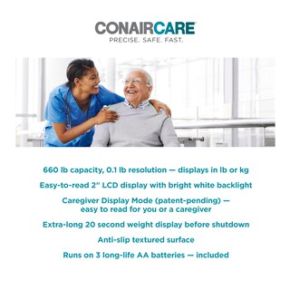 Foto 5 | Foto 5 | Báscula De Baño Conair High-capacity Talking 300 Kg Fsa/hsa - Venta Internacional.