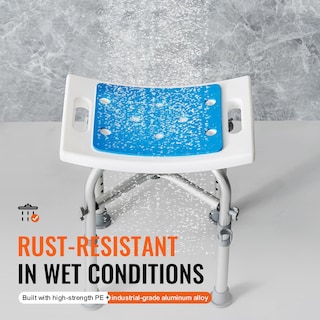 Foto 4 | Foto 4 | Silla De Ducha Vevor, Altura Ajustable, 500 Libras, Para Personas Mayores - Venta Internacional.