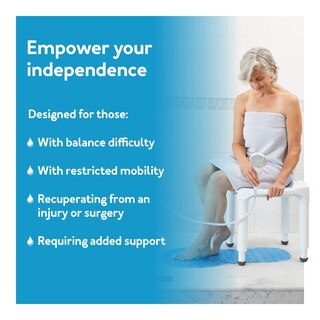 Foto 7 | Foto 7 | Asiento De Baño Y Silla De Ducha Carex Universal Con Soporte Universal De 400 Libras - Venta Internacional.