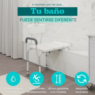 Foto 3 | Foto 3 | Silla de Transferencia con Extensión Super Confort Blanca