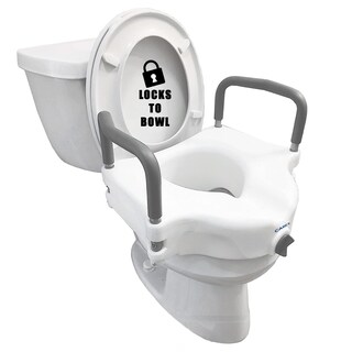 Foto 1 | Foto 1 | Elevador De Asiento De Inodoro Carex E-z Lock Con Asas De 11,4 Cm A 4,5 Pulgadas - Venta Internacional.
