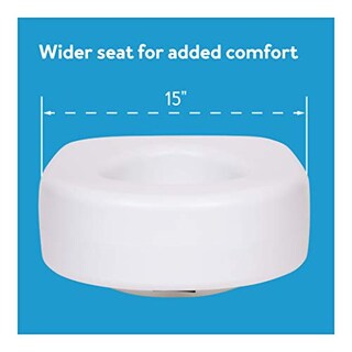Foto 7 | Foto 7 | Asiento Elevado Para Inodoro Carex, Elevador De 5 Pulgadas De Altura - Venta Internacional.