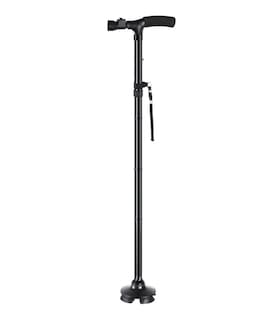 Foto 1 | Foto 1 | Bastón Plegable Ajustable con Led y 4 Puntos de Soporte Malubero color Negro
