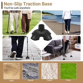 Foto 3 | Foto 3 | Cane Tips Dotday For Stability Self Standing Black, Paquete De 2 Unidades - Venta Internacional.