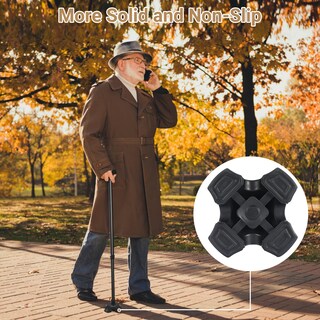 Foto 6 | Foto 6 | Cane Tips Dotday For Stability Self Standing Black, Paquete De 2 Unidades - Venta Internacional.
