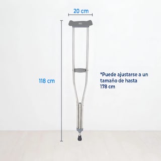 Foto 2 | Foto 2 | Muletas Ajustables Eo Safe Imports Esi-19158 2 Piezas Plata