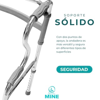 Foto 3 | Foto 3 | Andadera de Aluminio Seven Ajustable de Doble Apoyo