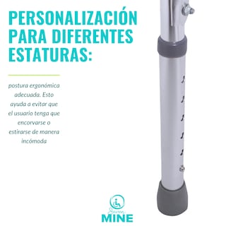 Foto 7 | Foto 7 | Andadera de Aluminio Seven Ajustable de Doble Apoyo