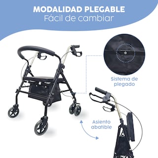 Foto 8 | Foto 8 | Andadera 4 Ruedas Lift - Movilidad Segura Y Confortable