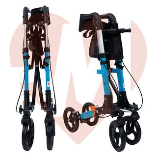 Foto 4 | Foto 4 | Andadera Rollator Plegable De Lujo | Ligera, Compacta, Frenos De Seguridad Con Sistema De Bloqueo Y Bolsa De Almacenamiento