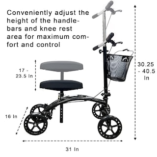 Foto 2 | Foto 2 | Patinete Knee Walker Carex Para Lesiones En El Pie Con Freno De Mano - Venta Internacional.