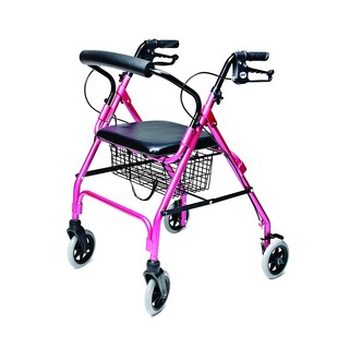 Foto 1 | Foto 1 | Rollator Lumex Walkabout Lite, Ligero, 6,6 Kg, Con Asiento, Color Rosa - Venta Internacional.