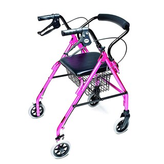 Foto 5 | Foto 5 | Rollator Lumex Walkabout Lite, Ligero, 6,6 Kg, Con Asiento, Color Rosa - Venta Internacional.