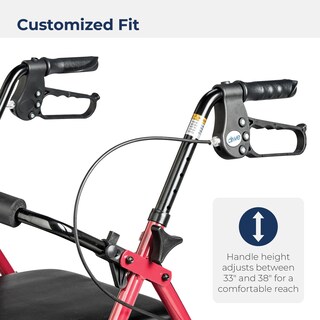 Foto 4 | Foto 4 | Rollator Drive Medical De Aluminio Plegable Con Respaldo - Venta Internacional.