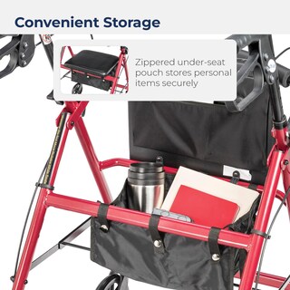 Foto 6 | Foto 6 | Rollator Drive Medical De Aluminio Plegable Con Respaldo - Venta Internacional.