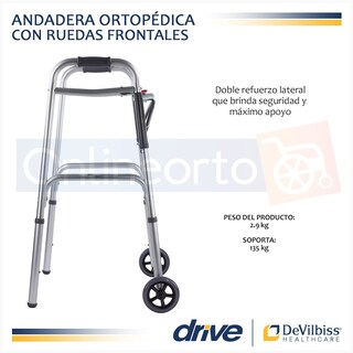Foto 7 | Foto 7 | Walker Drive Medical Deluxe Plegable Con Ruedas De 5 Cm - Venta Internacional.