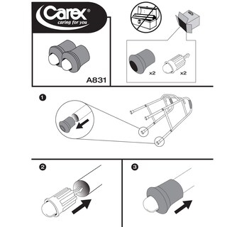 Foto 4 | Foto 4 | Walker Auto Glides Carex Para Personas Mayores Y Adultos, Ajuste Universal - Venta Internacional.