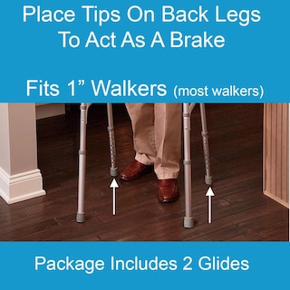 Foto 5 | Foto 5 | Walker Auto Glides Carex Para Personas Mayores Y Adultos, Ajuste Universal - Venta Internacional.