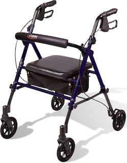 Foto 1 | Foto 1 | Rollator Walker Carex Step 'n Rest De Aluminio Con Asiento De 250 Libras - Venta Internacional.