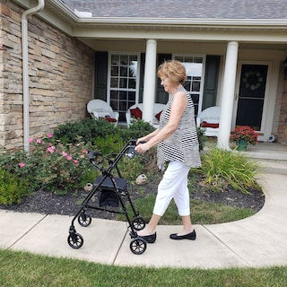 Foto 3 | Foto 3 | Rollator Walker Carex Step 'n Rest De Aluminio Con Asiento De 250 Libras - Venta Internacional.
