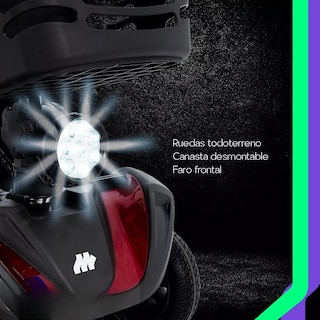 Foto 5 | Foto 5 | Scooter Eléctrico SANEZY con 4 Ruedas y Estructura de Acero