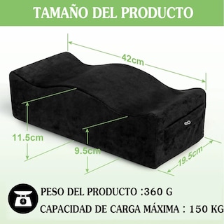 Foto 4 | Foto 4 | Cojin Post-operatorio Aumento De Glúteos Almohada Eo Safe Imports Esi-20072 Negro