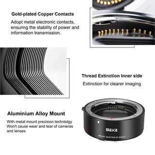 Foto 3 | Foto 3 | Adaptador de Objetivo Meike Ef-eosr con Enfoque Automático para Canon Ef/ef-s A Eos-r - Venta Internacional