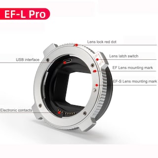Foto 3 | Foto 3 | Adaptador De Montura De Objetivo Viltrox Ef-l Pro Para Canon Ef/ef-s A Montura L - Venta Internacional.