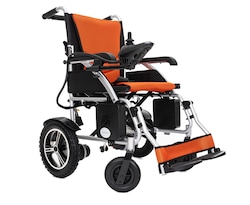 Silla de Ruedas Eléctrica Hilphy Medical Hil014nar Anaranjada