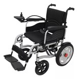 Silla De Ruedas Eléctrica Plegable | Recargable, Todo Terreno, Respaldo Y Descansa Brazos Plegables